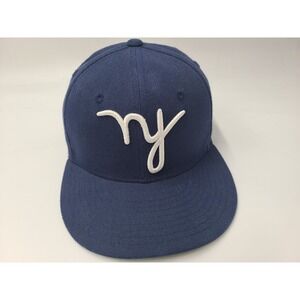 In4mation NY Script Logo Snapback Hat Cap Wool Blend New York Hawaii Brand Men